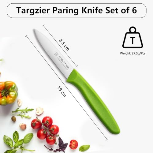 Small Fruit Knife Set, Stainless Steel Paring Knives