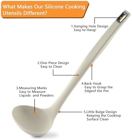 Silicone Pasta Spoon and Fork Set