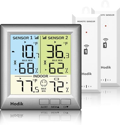 Freezer Fridge Thermometer Wireless