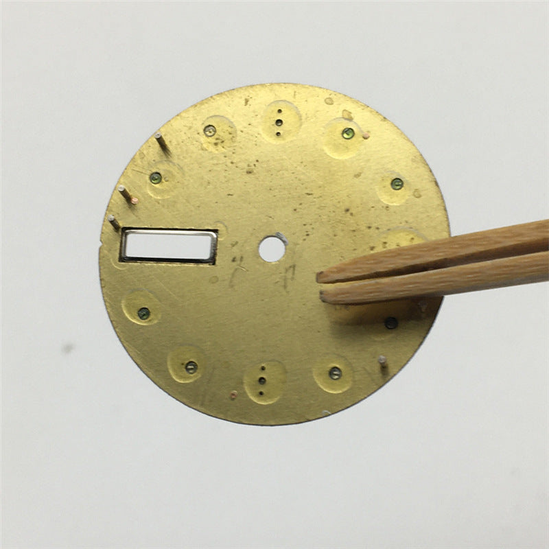 Seiko-modified Watch Dial With Luminous Numerals
