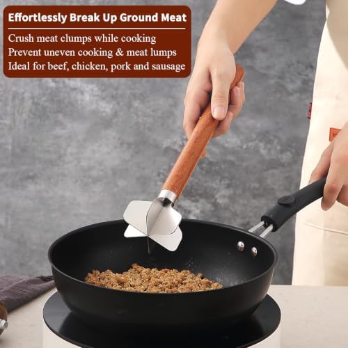 Kyraton Meat Chopper, Stainless Steel Hamburger Grinder