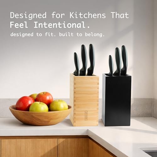 KAIZEN Bamboo Knife Block Without Knives