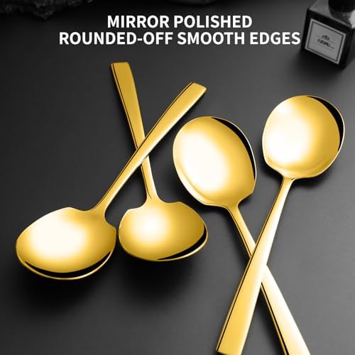 4 Piece Serving Spoons Set, 9.2-Inch Includes 4 Large Spoons