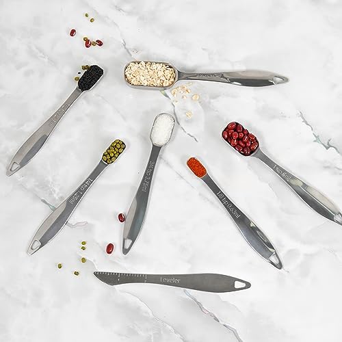 22-Pc Stackable Measuring Cups and Spoons Set