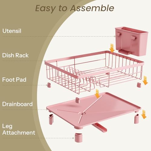 SNTD Dish Drying Rack for Small Kitchen Counter