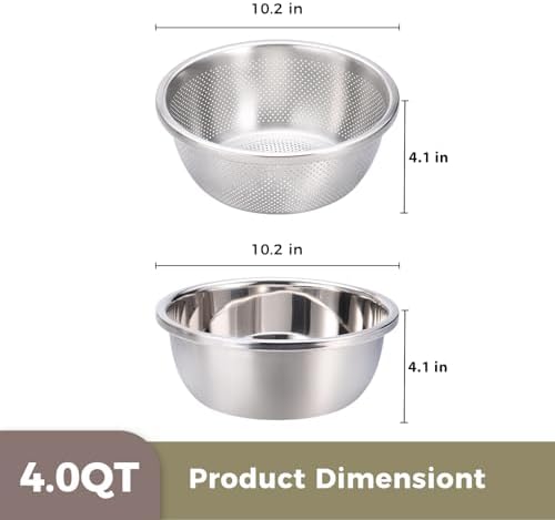 Colander and Bowl Set 4.0QT