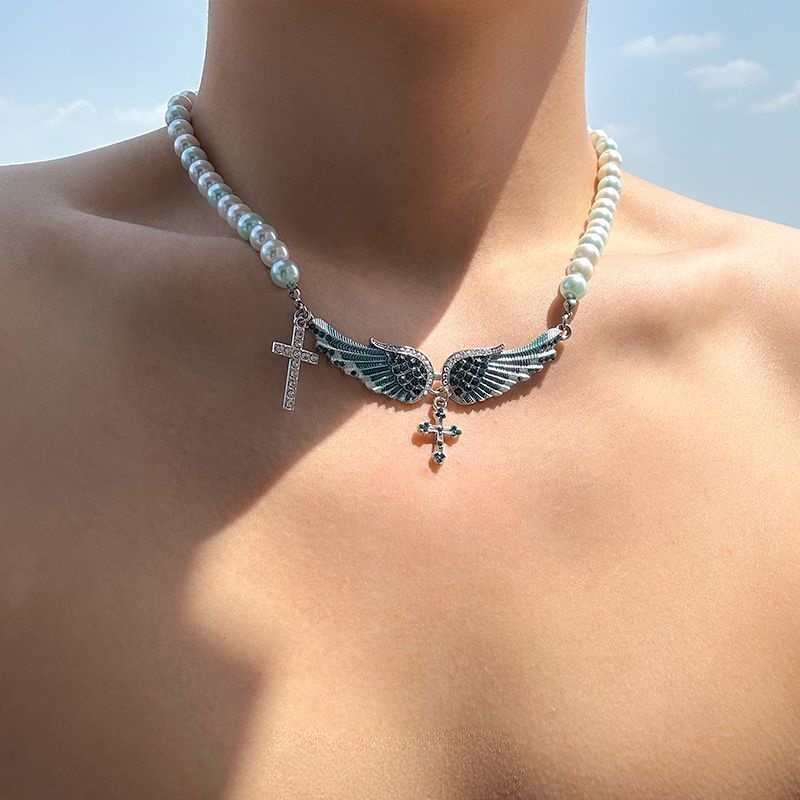 Mens And Womens Sophisticated Cross American-Style Versatile Necklace