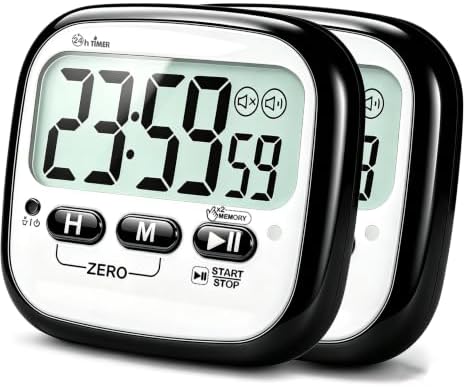 AyayaBoss 2-Pack Magnetic Kitchen Timers
