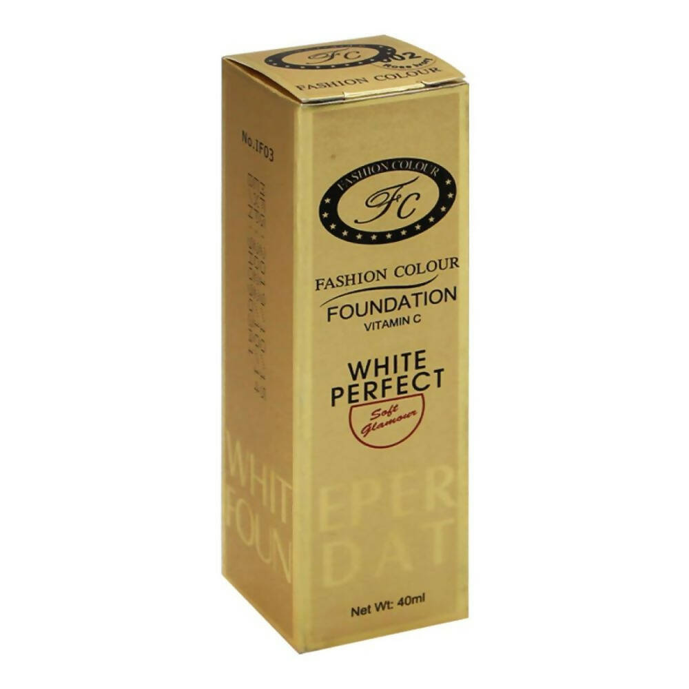 White Perfect Vitamin C Foundation - 01 Pearl White for Fair Skin