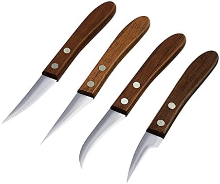 4 Pieces Kitchen Tool Vegetable DIY Carving Knives Professional Chef Knife