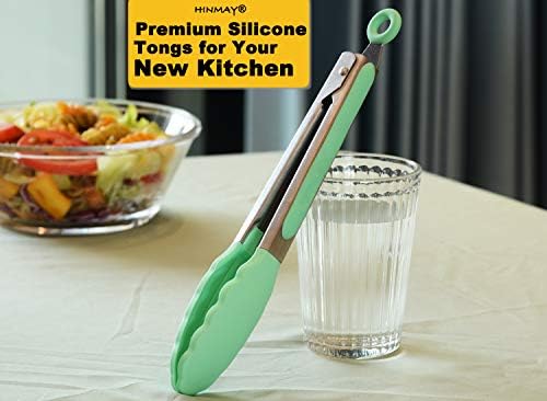 HINMAY 9-Inch Serving Tongs