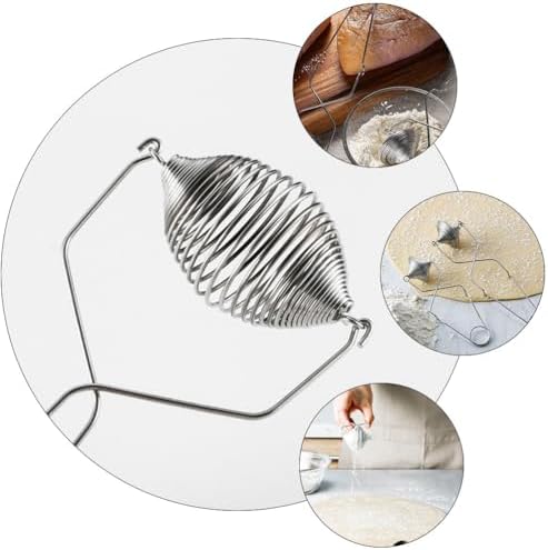 Cabilock Stainless Steel Flour Sieve Handheld Mesh Flour Sifter