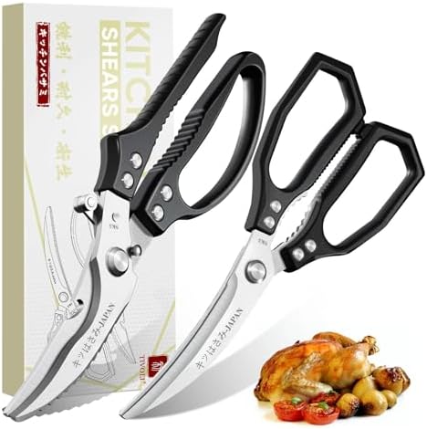 TIVOLI Black Japanese Kitchen Shears Set