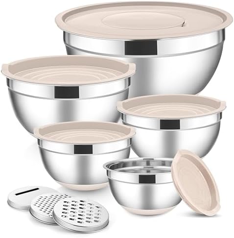 E-far Stainless Steel Mixing Bowls