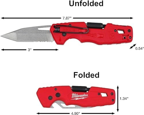 Milwaukee FASTBACK Folding Utility Knife w/Blade Multifunctionality