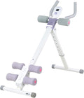 leikefitness Height Adjustable Ab Trainer Abdominal Whole Body Workout Machine Waist Cruncher Core Toner, Leg, Thighs, Buttocks Shaper with LCD Monitor AB9300