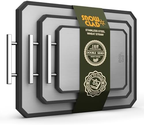 EXTRA LARGE Stainless Steel Cutting Board Set of 3