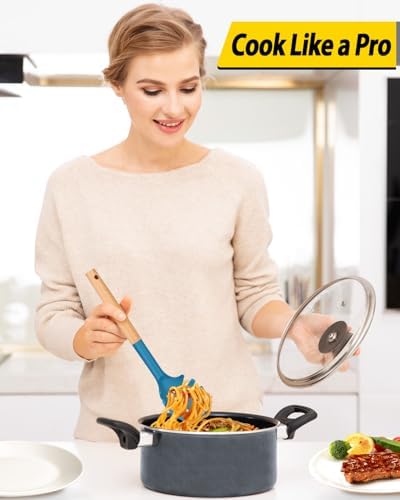 Silicone Pasta Fork, Pasta Spoon Server