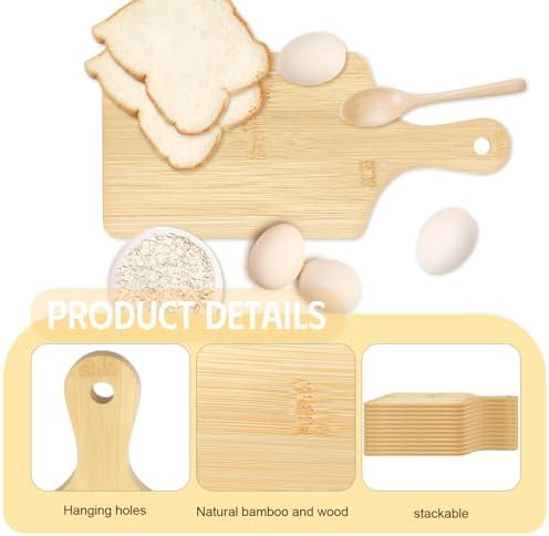 25 PCS Cutting Board Bulk Wood Chopping Board Laser Engraving Serving Board
