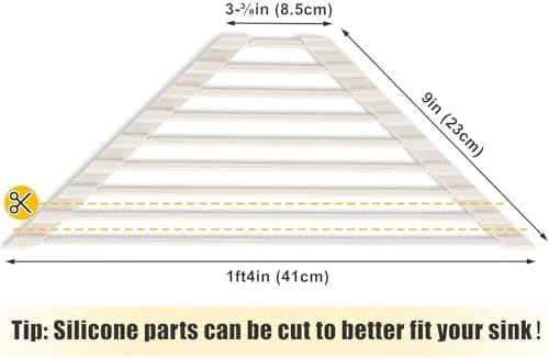 Tomorotec Triangle Roll Up Dish Drying Rack