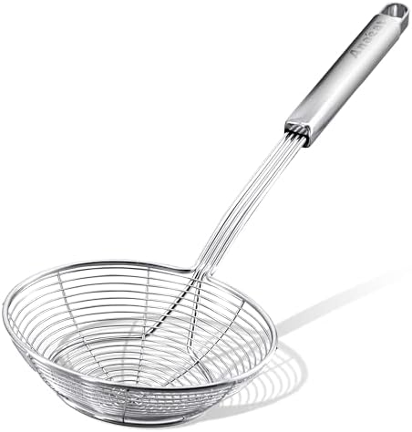 Anaeat Stainless Steel Spider Strainer Skimmer