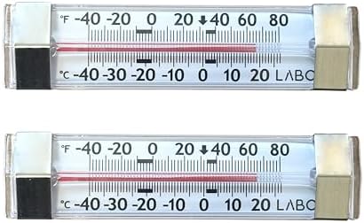Refrigerator and Freezer Thermometer Fridge Thermometer 2 Pack – Waterproof
