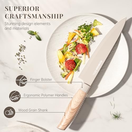 Astercook Knife Set, 6-Piece Kitchen Knife Set