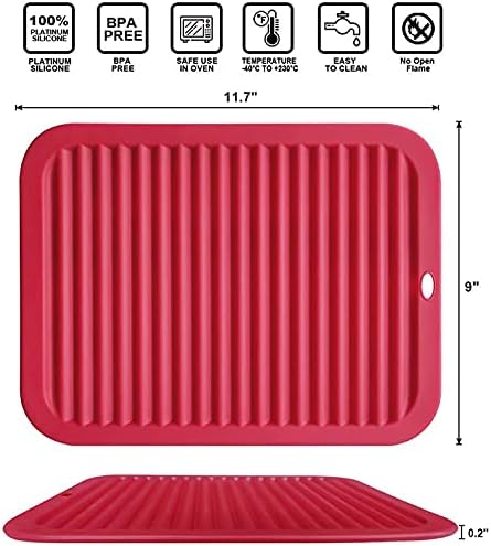 Walfos Silicone Trivets for Hot Pots and Pans
