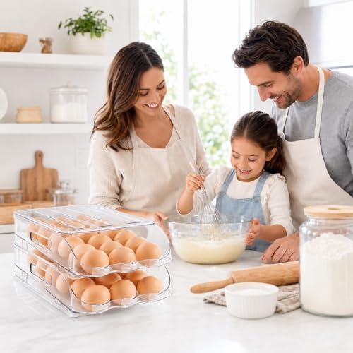 SMRCAD 18-Egg Holder for Fridge