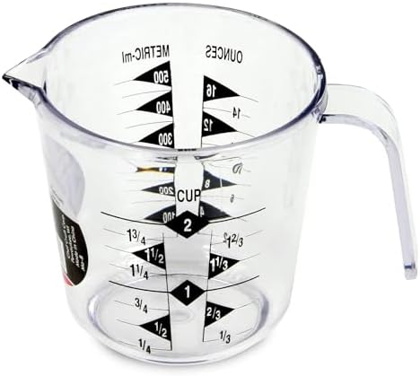 Chef Craft Select Plastic Measuring Cup, 2 Cup
