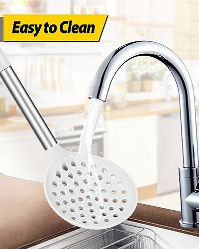 BUNDLEPRO Kitchen Ladle Strainer, 2 Pack