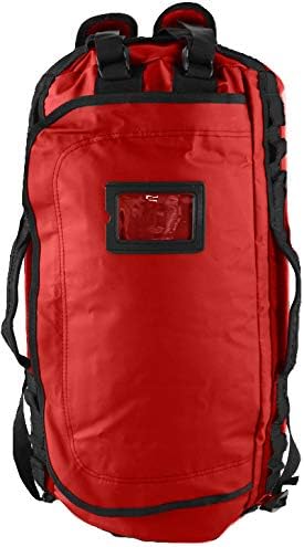 Element Equipment Trailhead Duffel Bag Shoulder Straps Waterproof Red Small