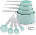 Measuring Cups and Spoons Set of 8 Pieces, nesting measuring cups