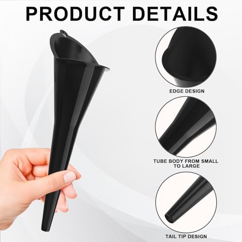 Long-Neck Oil Funnel for Automotive – Multi-Function Plastic Funnel for Oil