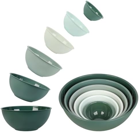 BoxedHome BPA Free Plastic Round Mixing Bowl
