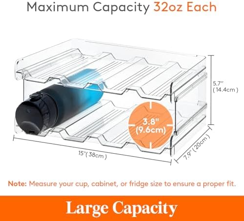 Lifewit Stackable Water Bottle Organizer