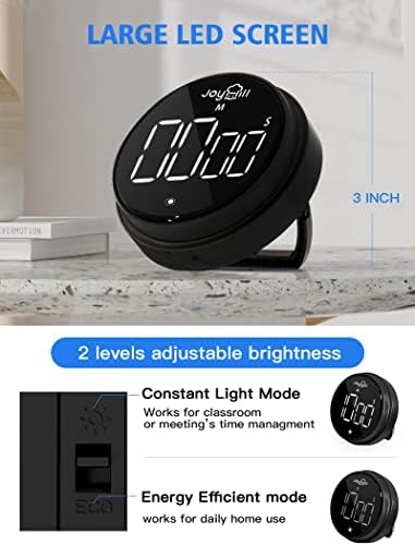 JOYHILL Digital Kitchen Timer, Large LED Display