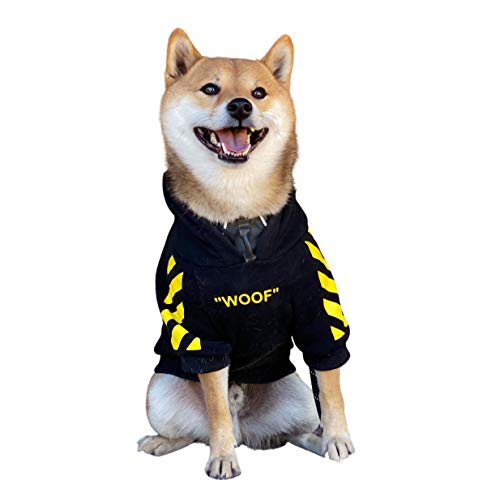Woof Dog Hoodie Streetwear Soft Cotton Pullover for Pets - Image 10