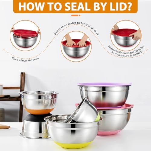 Mixing Bowls with Airtight Lids