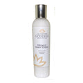 8 oz container of Glimmer Goddess Organic Shave Cream, a soothing, chemical-free formula for sensitive skin.