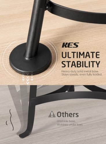 KES 264 Lbs Capacity Freestanding Pot Rack, 6-Tier Cast Iron Cookware Stand