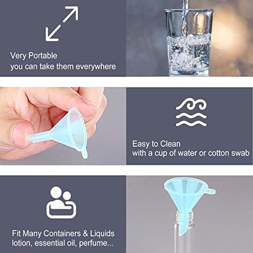 Avenoir Refillable Funnels for Lotion & Shampoo
