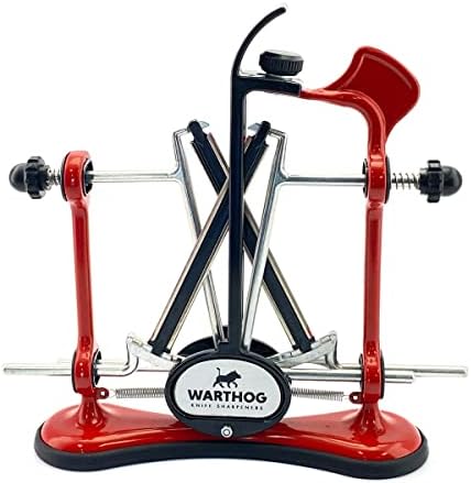 Warthog V-Sharp A4 Knife Sharpener, Diamond Rods, Metal Frame