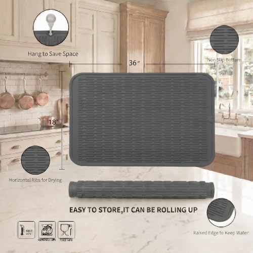 MicoYang Silicone Dish Drying Mat