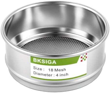 304 Stainless Steel Wire Cloth Lab Sieves, 18 Mesh Test Sieve