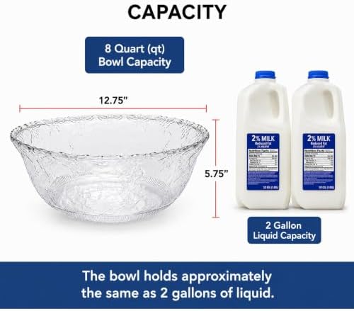 S.G Premium Quality Plastic Punch Bowl