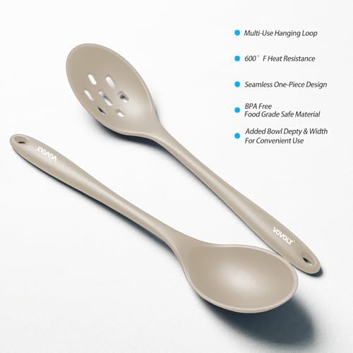 Vovoly Silicone Spoons for Cooking