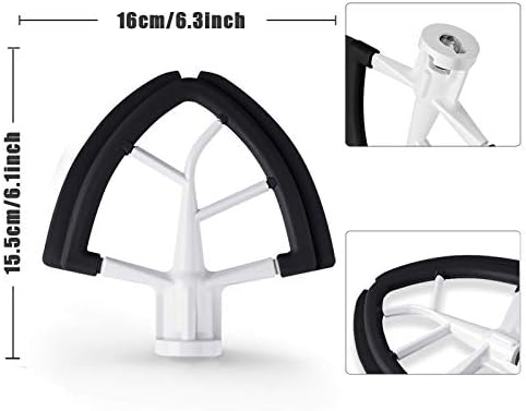 Flex Edge Beater for KitchenAid, Mixer Attachement Compatible