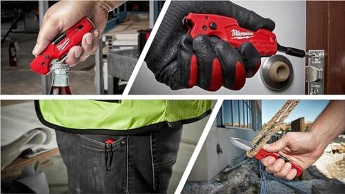 Milwaukee FASTBACK Folding Utility Knife w/Blade Multifunctionality