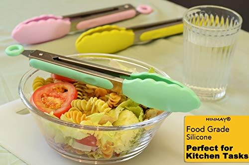 HINMAY 9-Inch Serving Tongs